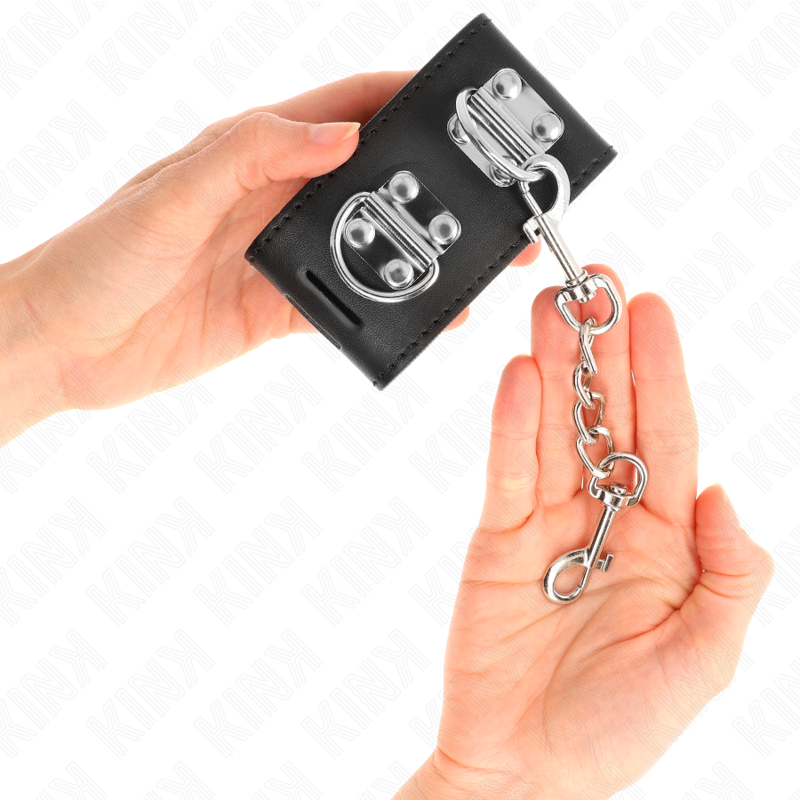 KINK – APPUI-POIGNETS MULTIPOSITIONS AVEC FERMETURE PAR CADENAS NOIR AJUSTABLE 16-23 CM X 5,5 CM