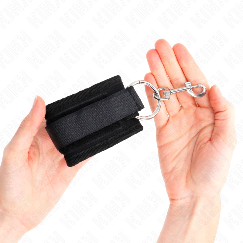 KINK – RESISTENZA DA POLSO NERA REGOLABILE 18-35 CM X 6 CM