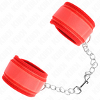 Kink – Neopren-Handgelenkfesseln Rot, 42 x 5 cm