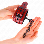 KINK – POLSINI DA POLSO ROSSO SCURO 23 X 5 CM