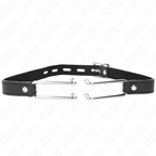 Kink – Metallhaken-Knebel mit Kunstlederband, 11,5 cm