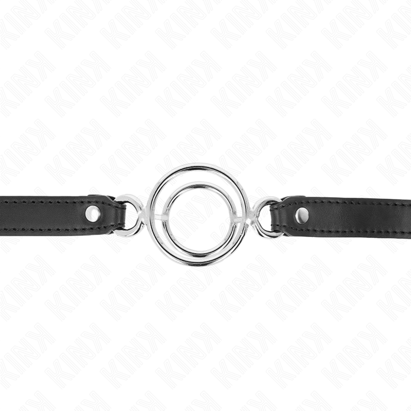 Kink – Knebel mit mehreren O-Ringen, 5 cm, Schwarz
