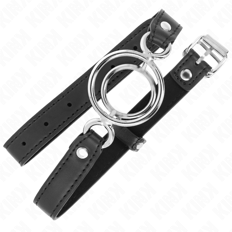 Kink – Knebel mit mehreren O-Ringen, 5 cm, Schwarz