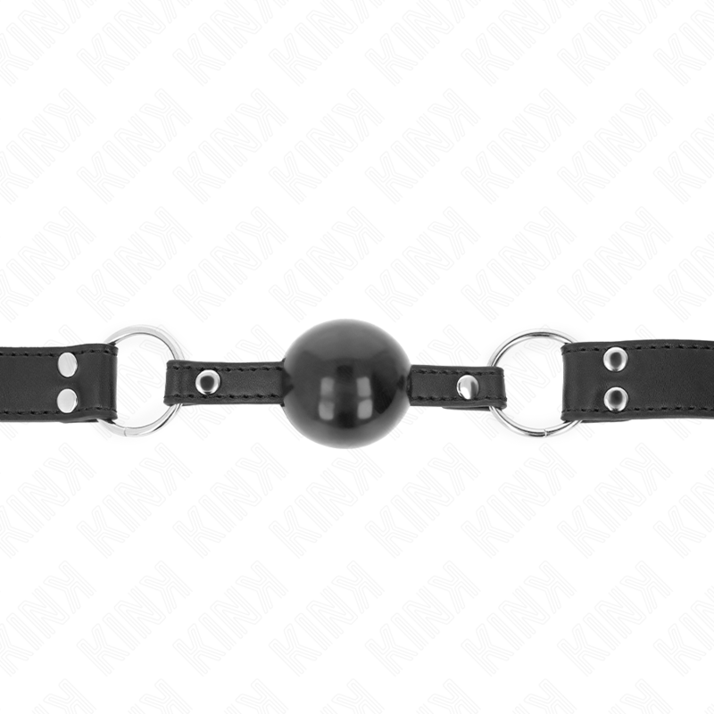 Kink – Ballknebel mit Kunstlederband, 4 cm, verstellbar