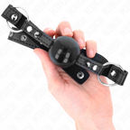 KINK – BALL GAG 4 CM CON RIVETTO PUNTA E CHIUSURA A SCATTO 65 x 2 CM