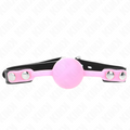KINK – LUMINOUS SILICONE BALL 4 CM GAG 60 x 2 CM