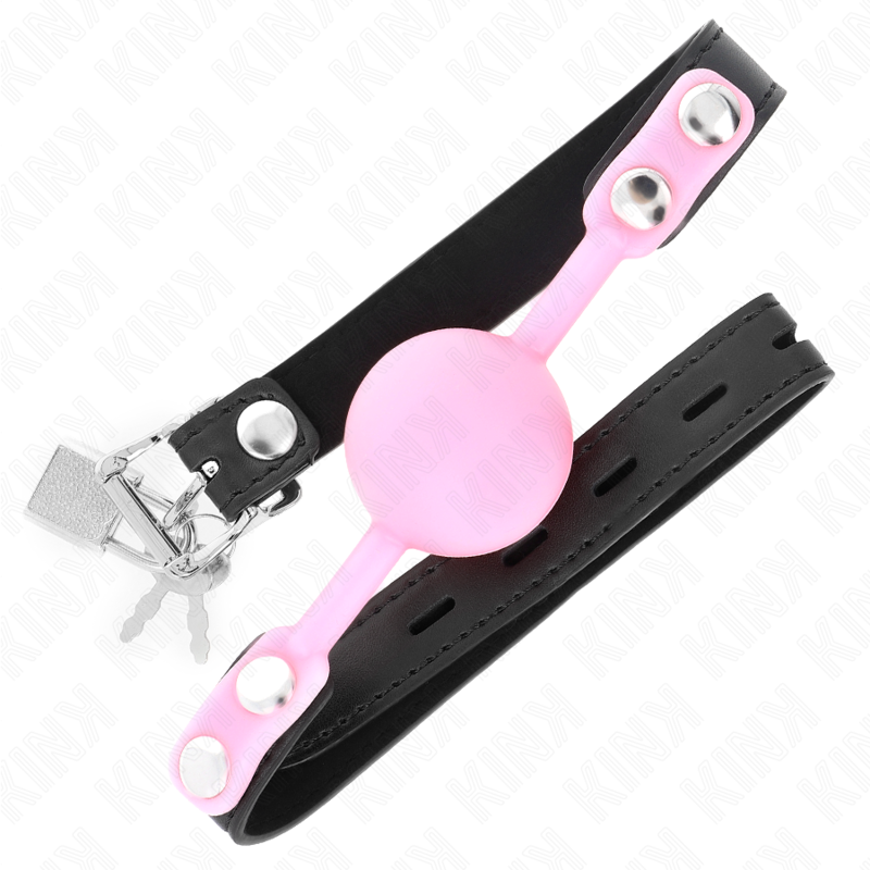 KINK – LUMINOUS SILICONE BALL 4 CM GAG 60 x 2 CM