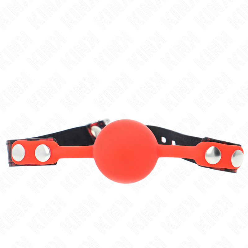 KINK – Silikon-Ballknebel, 4 cm, mit Schloss, 60 x 2 cm