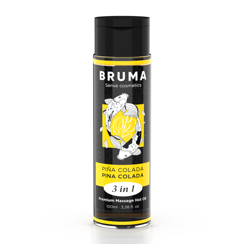 BRUMA – HUILE DE MASSAGE PREMIUM EFFET CHALEUR SAVEUR 3 EN 1 – 100 ML
