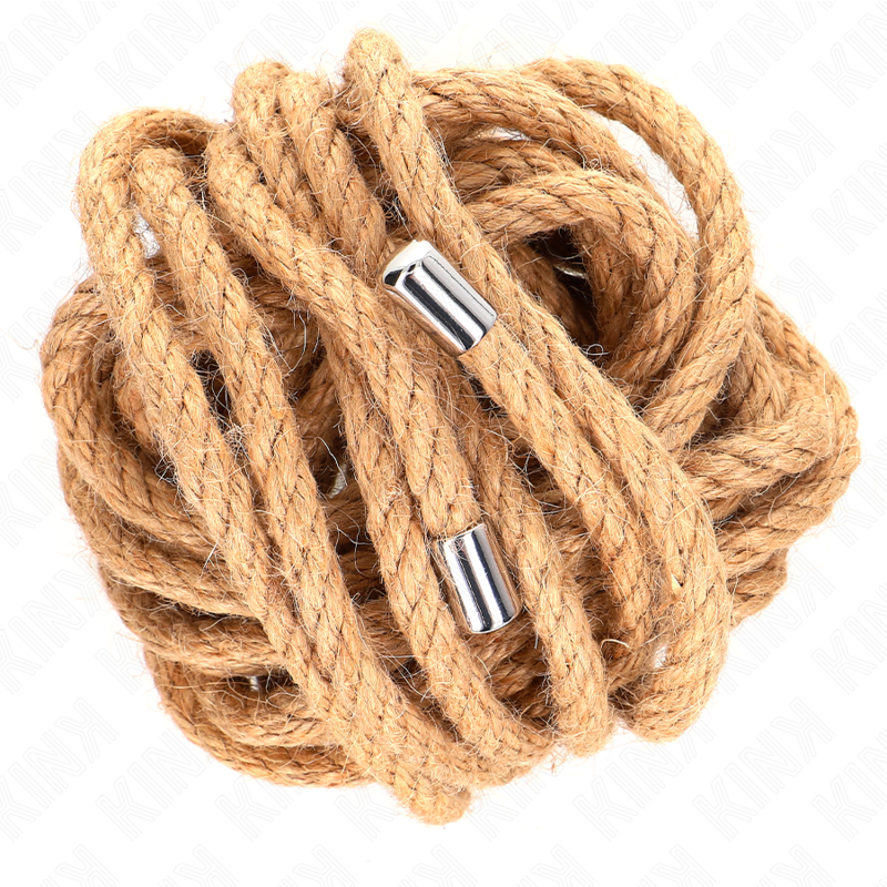KINK – CORDA DI CANAPA CON TESTA IN METALLO METRI