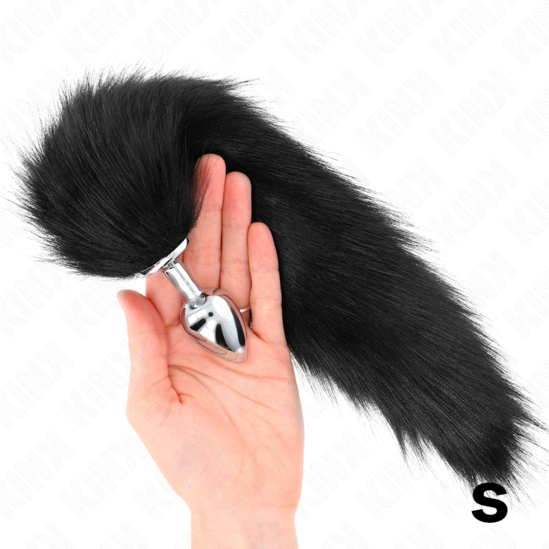 KINK – PLUG ANALE TAGLIA S 7 X 3 CM CON CODA SINTETICA 40 CM