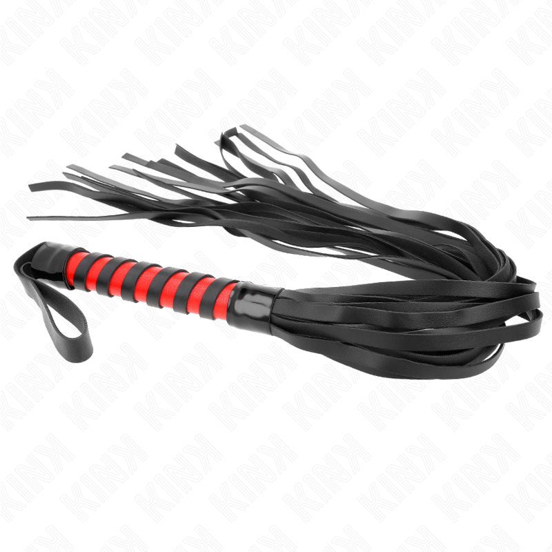 KINK – FOUET LONG RAYÉ 70 CM