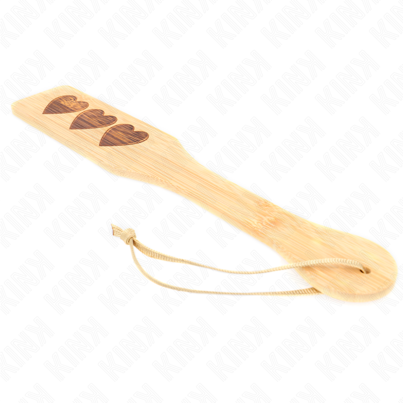 Kink – Bambuspaddel mit Herzdesign, 32 x 5,5 cm