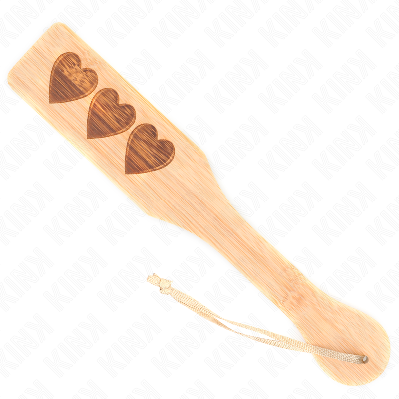 Kink – Bambuspaddel mit Herzdesign, 32 x 5,5 cm