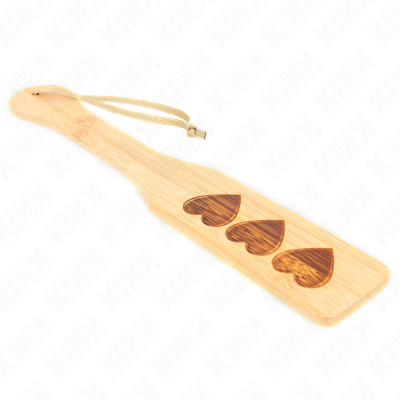 Kink – Bambuspaddel mit Herzdesign, 32 x 5,5 cm