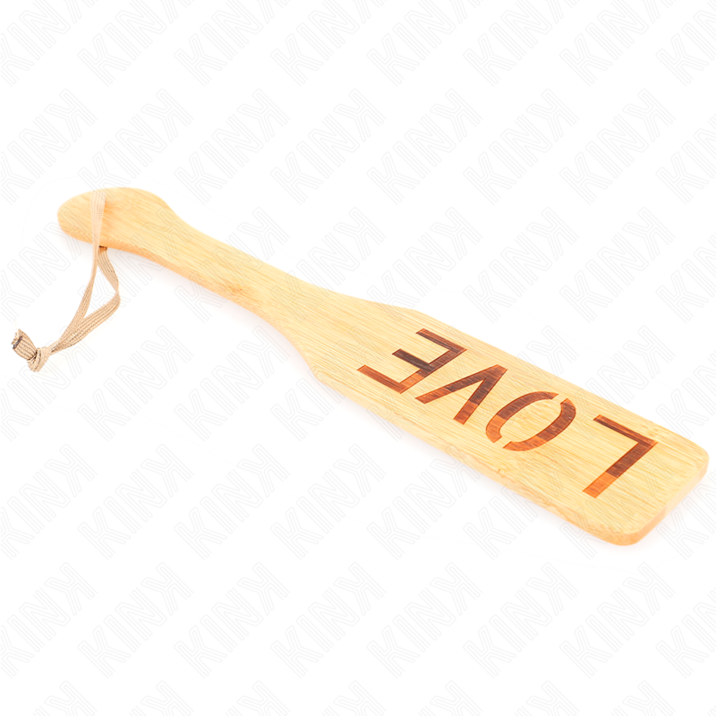 KINK – PALETTE EN BAMBOU MOT AMOUR 32 X 5,5 CM