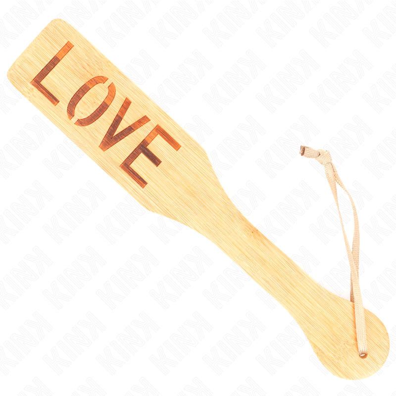 KINK – PALETTE EN BAMBOU MOT AMOUR 32 X 5,5 CM
