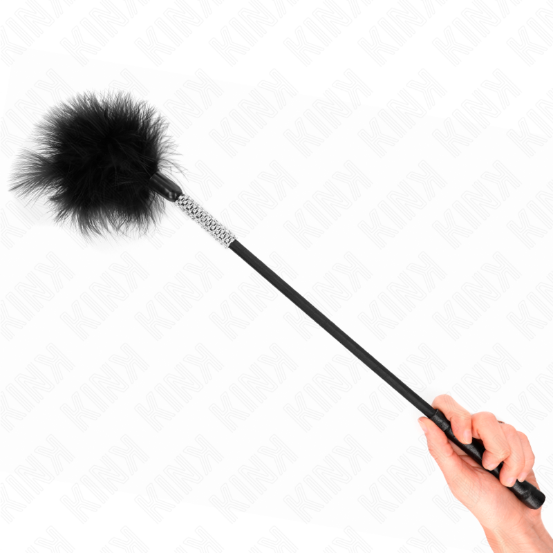 KINK – PIUME TICKLE CON MANICO STRASS 50 CM