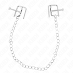 Kink – Schraubstock-Nippelklemmen mit Kette, 30 cm