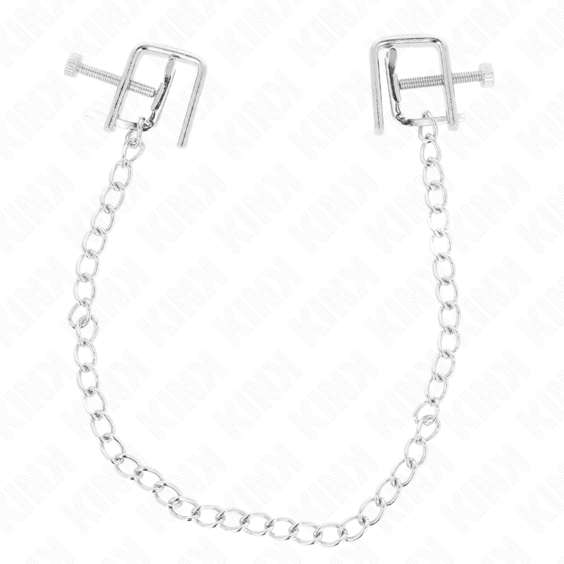 Kink – Schraubstock-Nippelklemmen mit Kette, 30 cm