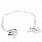 Kink – Schraubstock-Nippelklemmen mit Kette, 30 cm