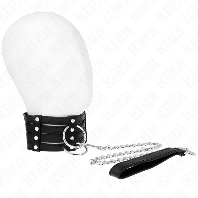 Kink – Halsband im Sub-Style mit Leine, 65 cm