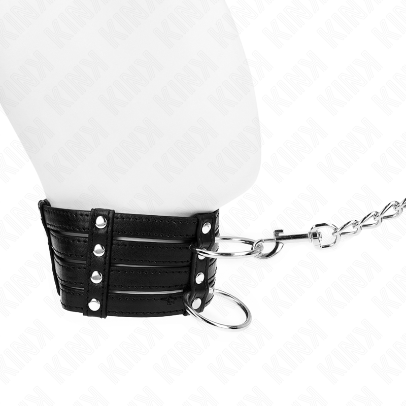Kink – Halsband im Sub-Style mit Leine, 65 cm