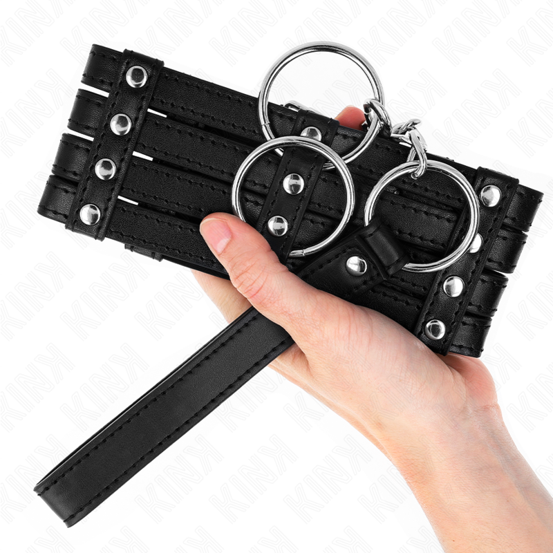 Kink – Halsband im Sub-Style mit Leine, 65 cm