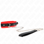 Kink Modell 3 – Halsband mit Leine, Rot, 53 x 5 cm, Leine 65 cm