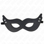 Kink – Kunstledermaske mit Nieten, Modell 1, 26 x 8 cm