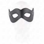 Kink – Kunstledermaske mit Nieten, Modell 1, 26 x 8 cm