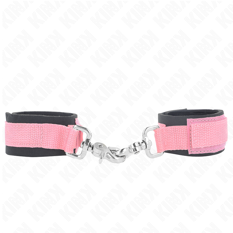 KINK – APPUI-POIGNETS RÉGLABLES EN NÉOPRÈNE ROSE RÉGLABLE 22-34 CM