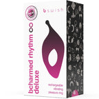B SWISH – BCHARMED RHYTHM INFINITE DELUXE PENIS RING 15 VIBRATIONS BLACK