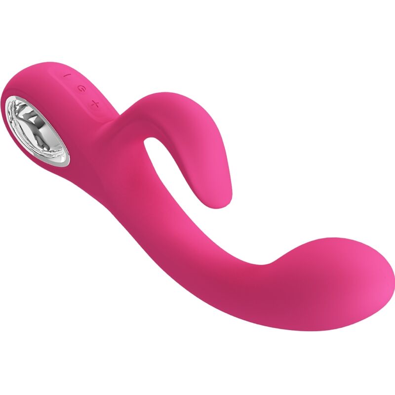 PRETTY LOVE – VIBRATEUR FRITZ RABBIT 12 VIBRATIONS ROSE