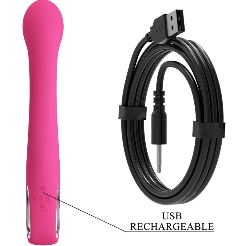 PRETTY LOVE – VIBRATEUR FRITZ RABBIT 12 VIBRATIONS ROSE