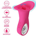 PRETTY LOVE – CLYDE VIBRATEUR ORAL LANGUE VIBRANTE 12 VIBRATIONS ROSE