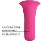 PRETTY LOVE – CLYDE VIBRATEUR ORAL LANGUE VIBRANTE 12 VIBRATIONS ROSE