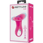 PRETTY LOVE – CLYDE VIBRATEUR ORAL LANGUE VIBRANTE 12 VIBRATIONS ROSE