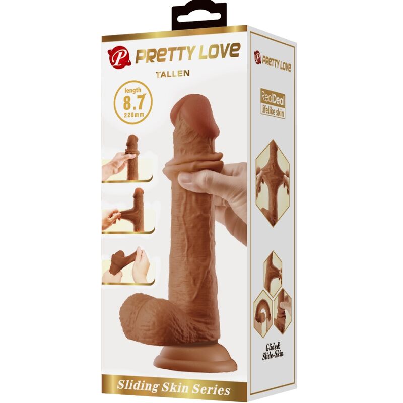 PRETTY LOVE – Dildo realistico grande, 22 cm