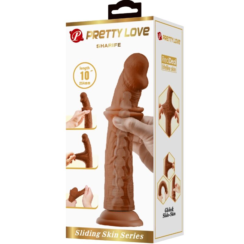 PRETTY LOVE Sharife – Dildo realistico, 25 cm