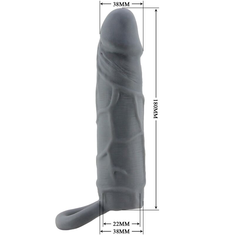 PRETTY LOVE – REALISTIC SKIN PENE SLEEVE GRIGIO SCURO