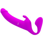 PRETTY LOVE Zanini – Strapless Strap-on mit Vibration, lila