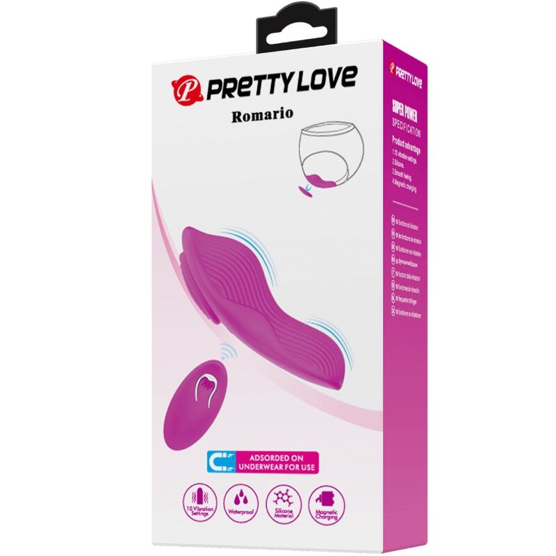 Pretty Love Romario – Panty-Vibrator mit Fernbedienung, Rosa