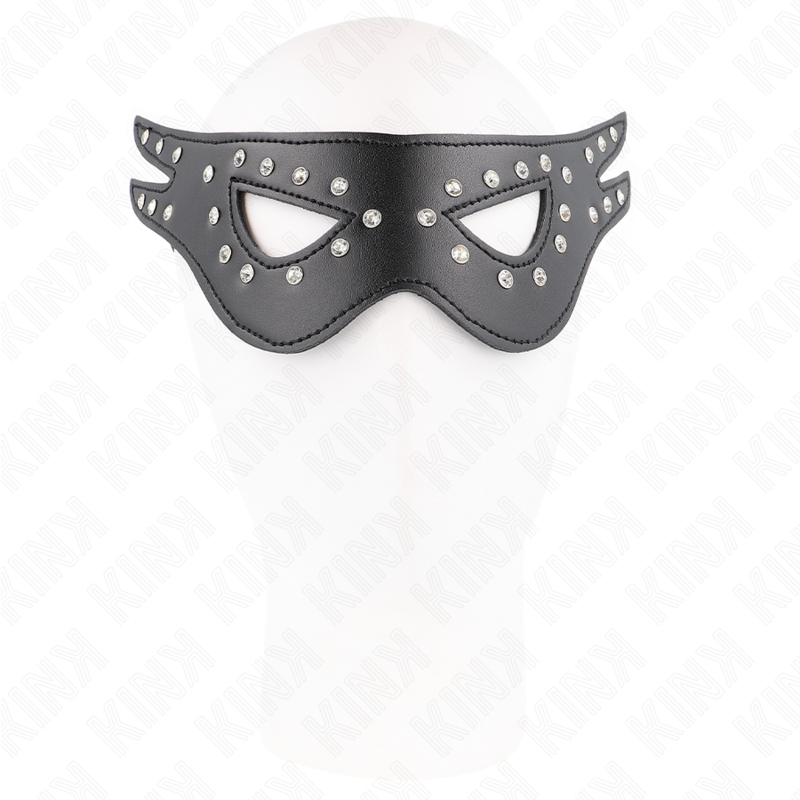 Kink – Sexy Kunstledermaske, Modell 2, 27 x 13 cm