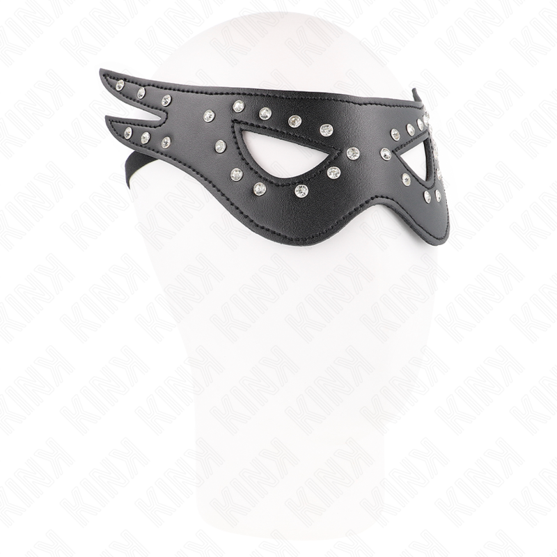 Kink – Sexy Kunstledermaske, Modell 2, 27 x 13 cm