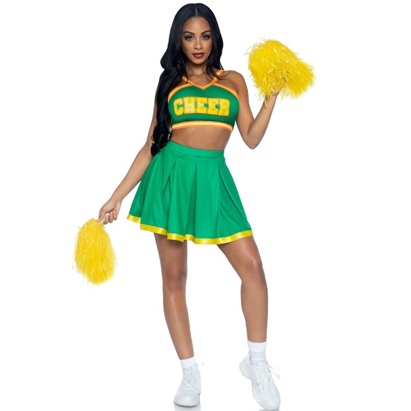LEG AVENUE – COSTUME CHEERLEADER GREEN