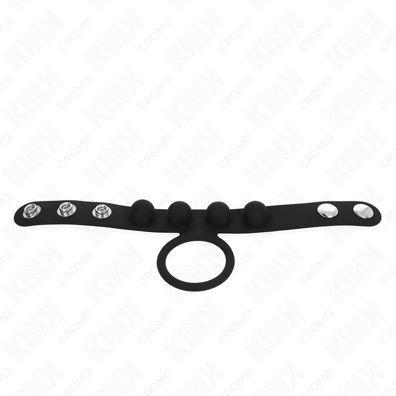 KINK – LEATHER PENIS RING 3.5 CM WITH PRESSURE CLOSURE 23 X 2 CM