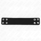 Kink – Penisring aus Leder mit Druckverschluss, 18,5 x 3,3 cm