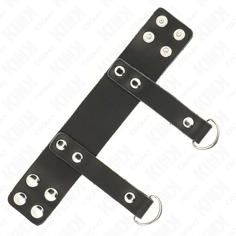 KINK – ANELLO PER PENE CON ANELLI A FORMA DI "D" 18,5 X 3,3 CM