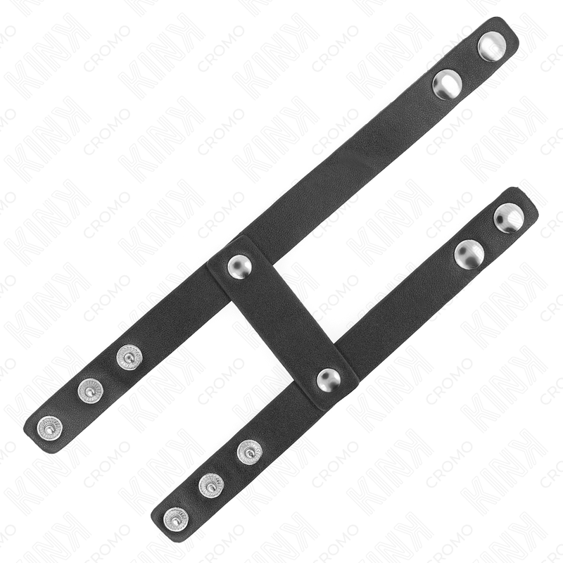 KINK – ANELLO PER PENE REGOLABILE IN PELLE DOPPIA
